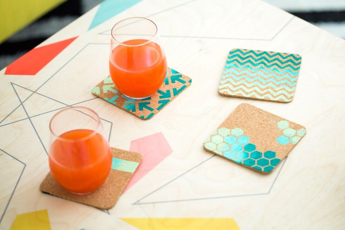 Want to Make Color Blocked Necklaces and Coasters at Re:Make?!