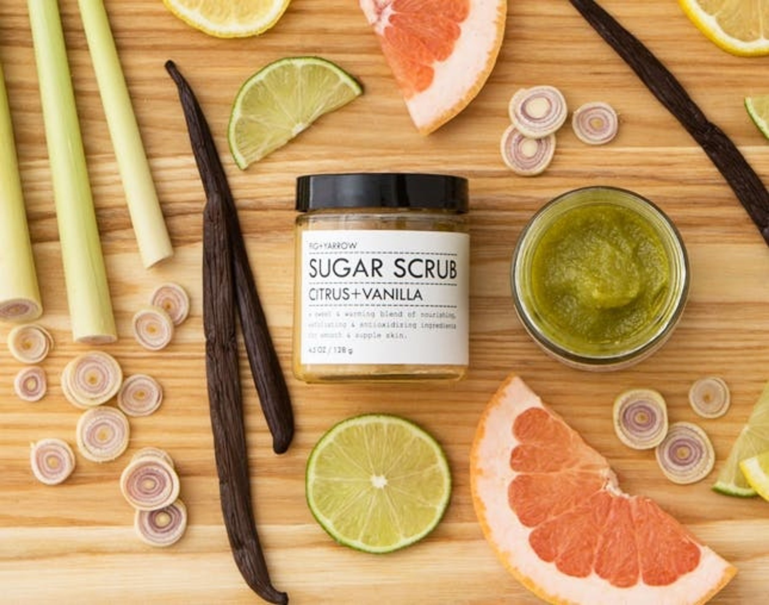 Stock Up on Fig+Yarrow Sugar Scrubs AND Learn to Make Your Own!