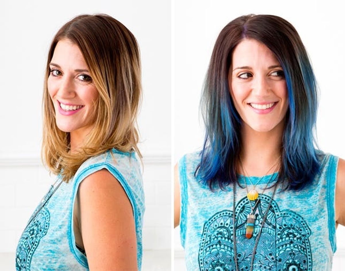 How to (Literally) Color Your Hair, No Foil Required