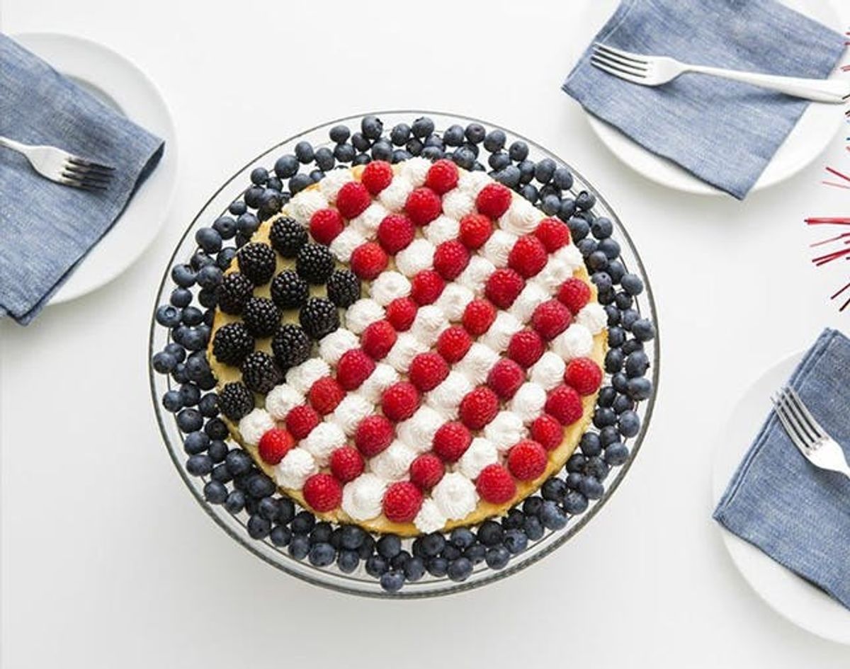 Celebrate the 4th With Our Star Spangled Lemon Cream Pie