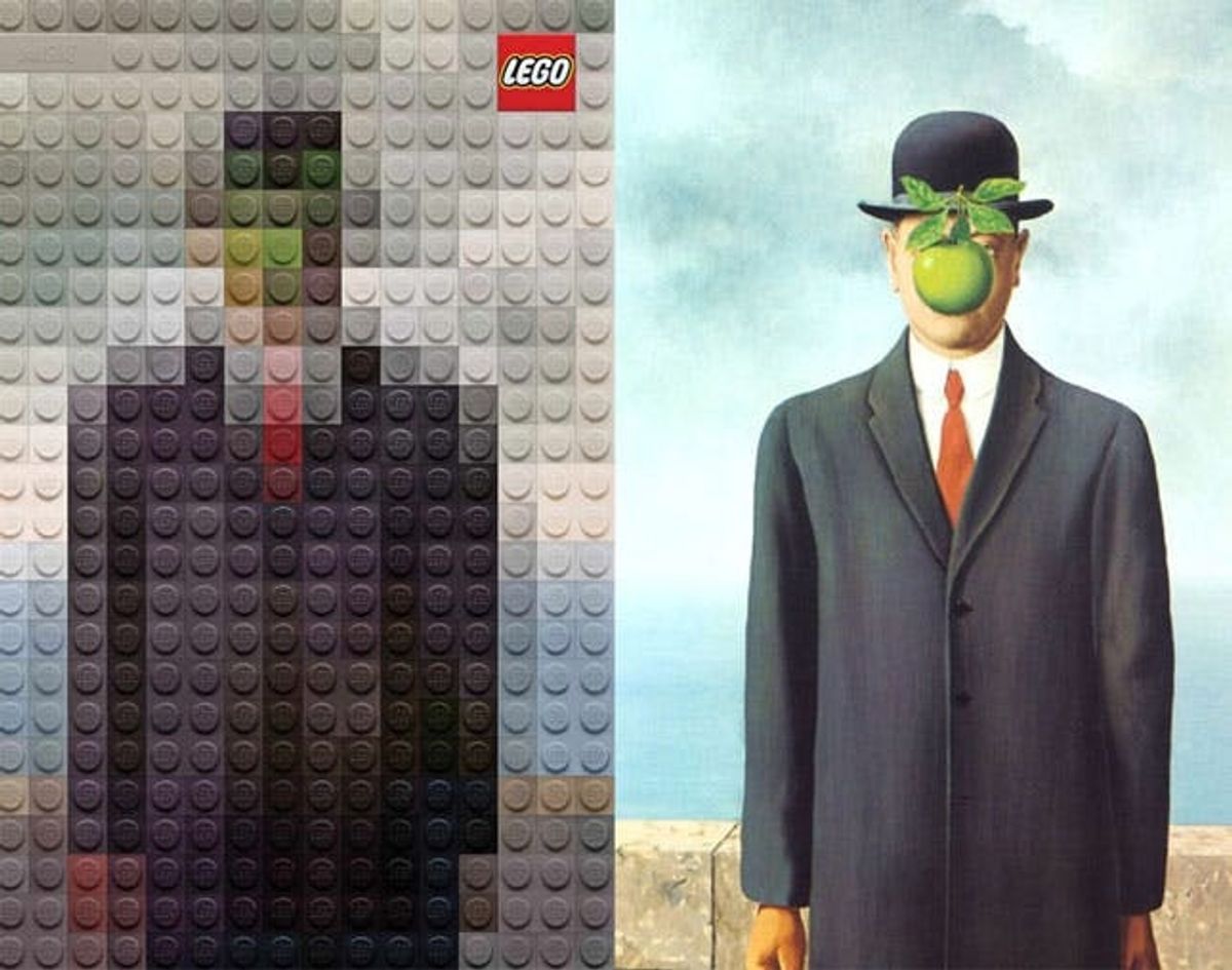 Genius Ad Campaign Recreates Famous Paintings Using LEGOs