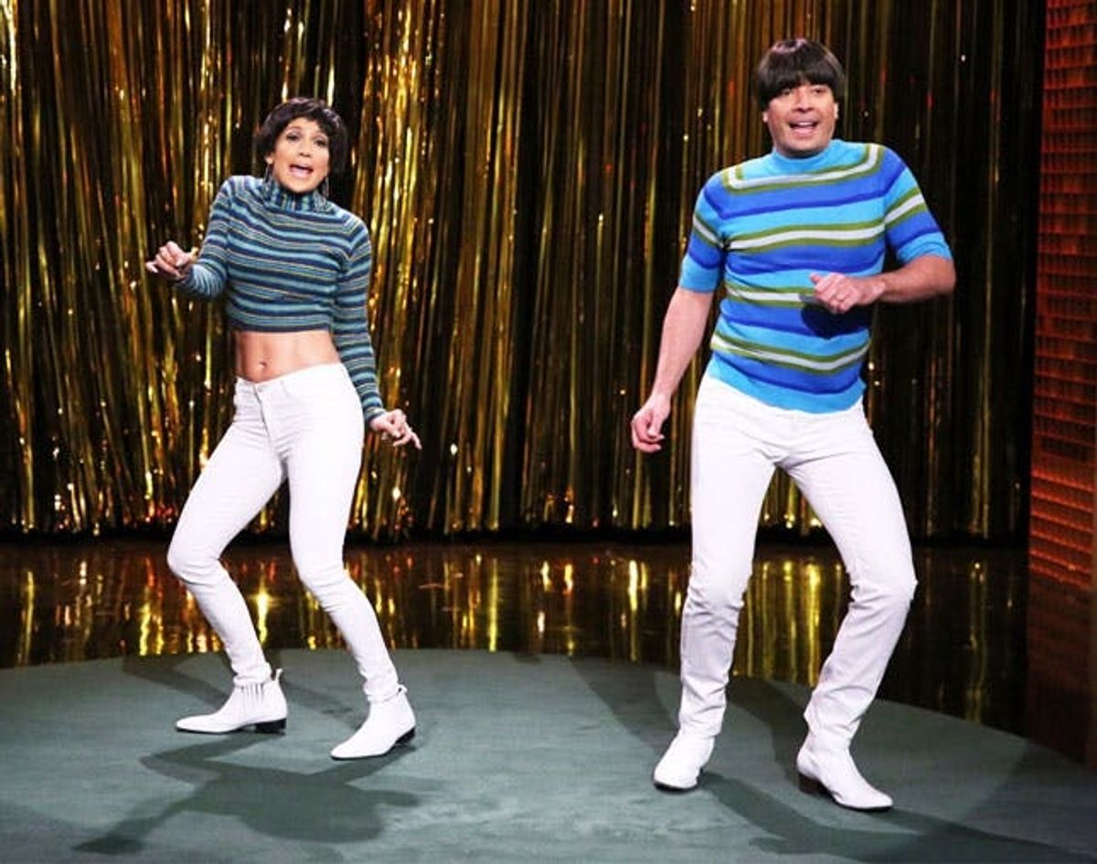 Watch This: JLo Vs. Jimmy Fallon in the Battle of “Tight Pants”