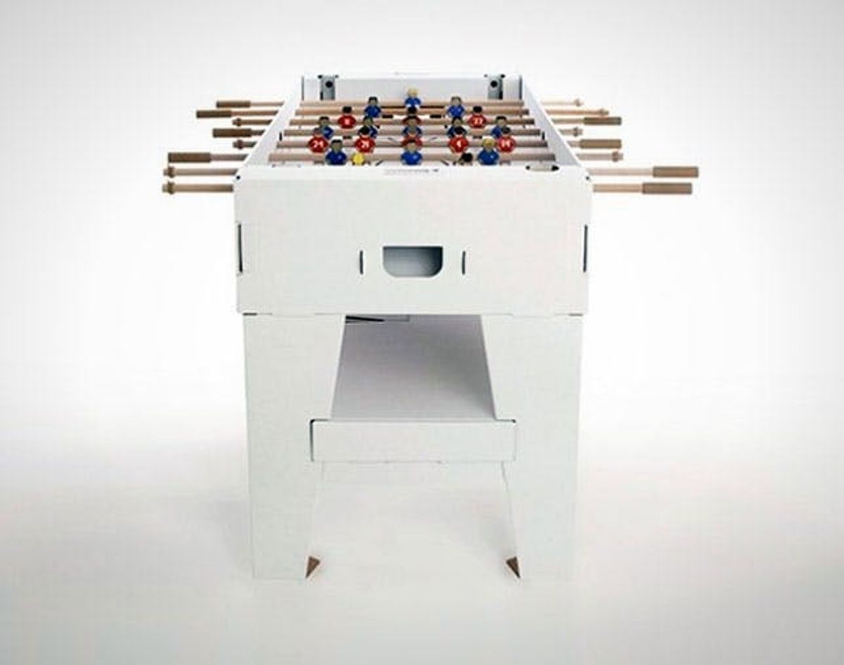 This Foosball Table Can Fold Up and Set Up in Minutes!
