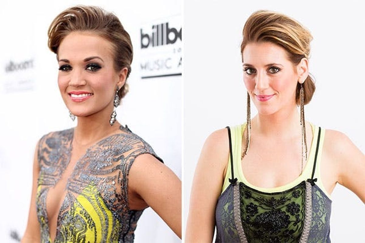 Get the Look: Carrie Underwood’s Rockin’ Red Carpet Updo