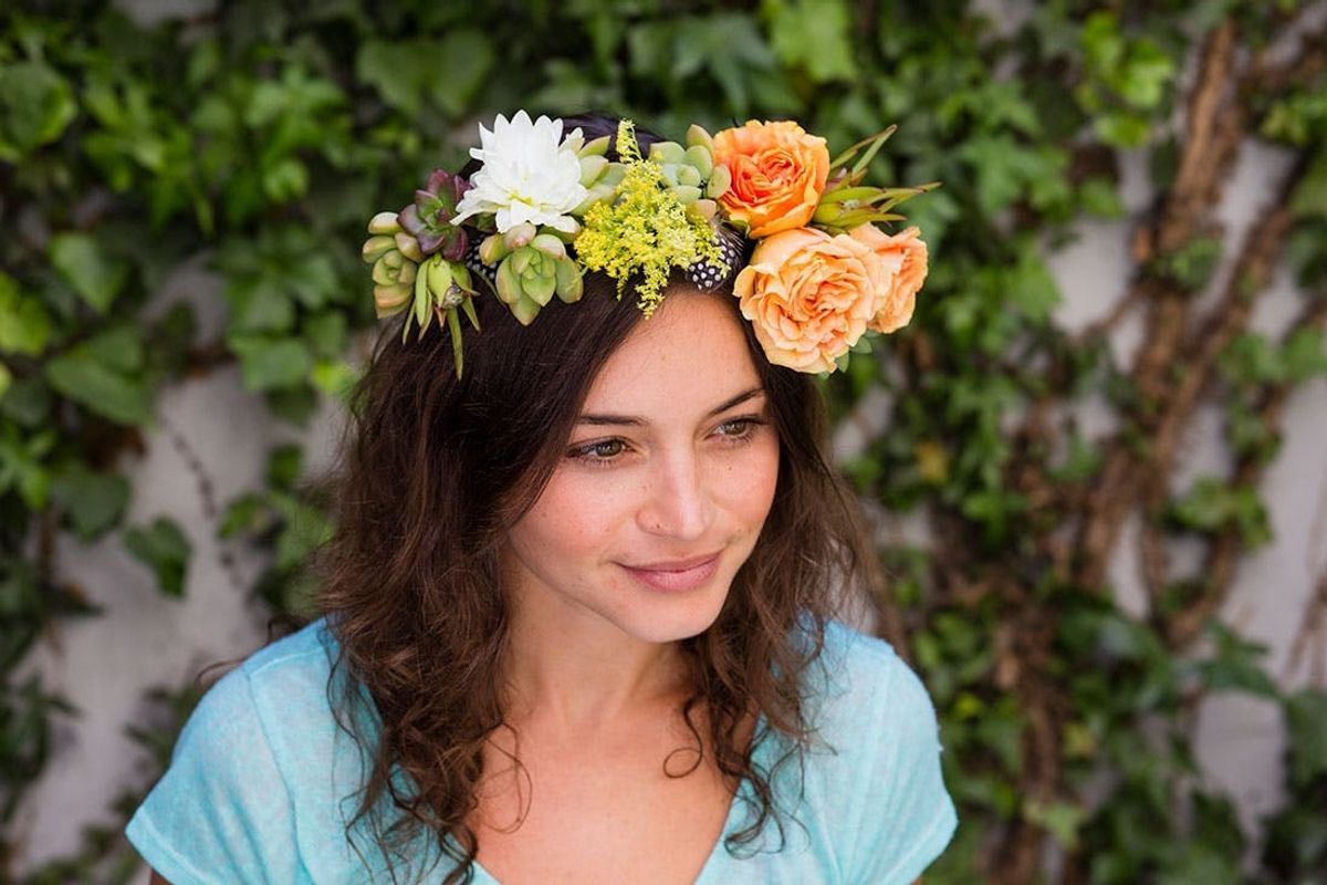 Summer Beauty: How to Make a Succulent Flower Crown