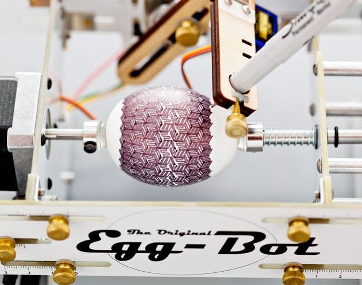 Have You Ever Seen a Robot Decorate an Easter Egg? Meet the Egg-Bot.