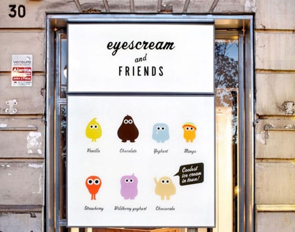 Made Us Look: A Googly-Eyed Ice Cream Shop!