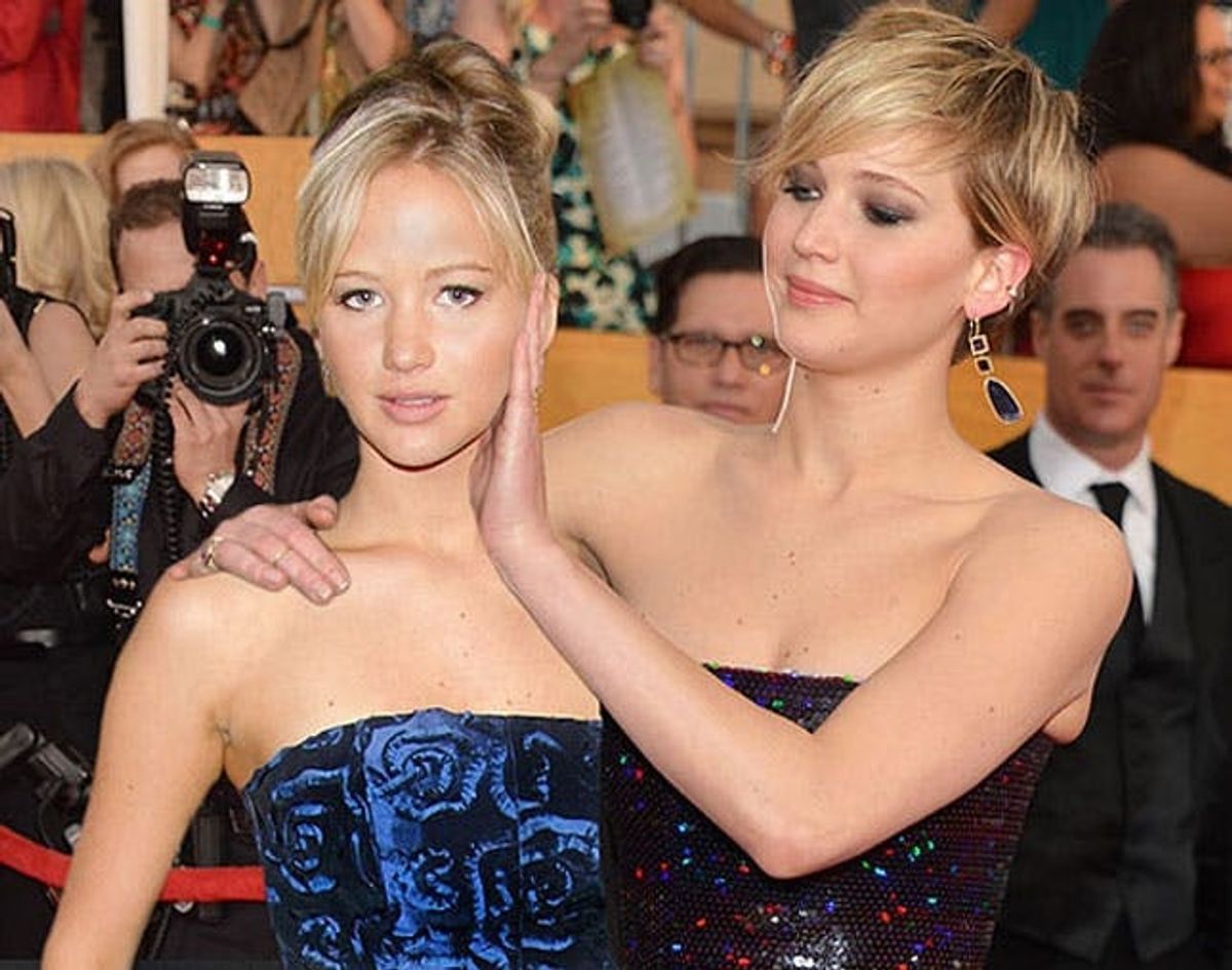 Made Us Look: Oscar Nominees Posing with Their Younger Selves
