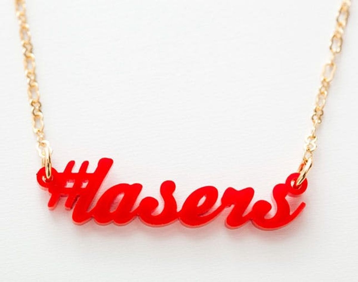 Reason #798 Why Lasers Are Cool: They Made This Necklace
