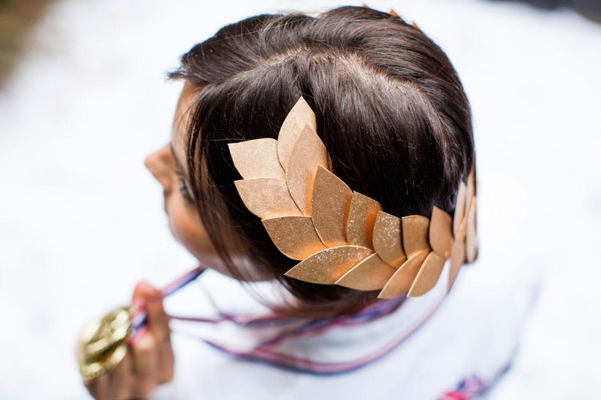 Channel Your Inner Olympian with Our DIY Laurel Head Wreath