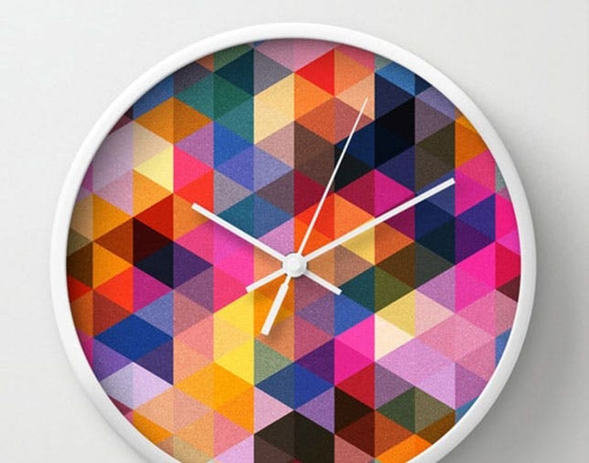 Art That Tells Time? Just Like That, Society6 Launches Wall Clocks