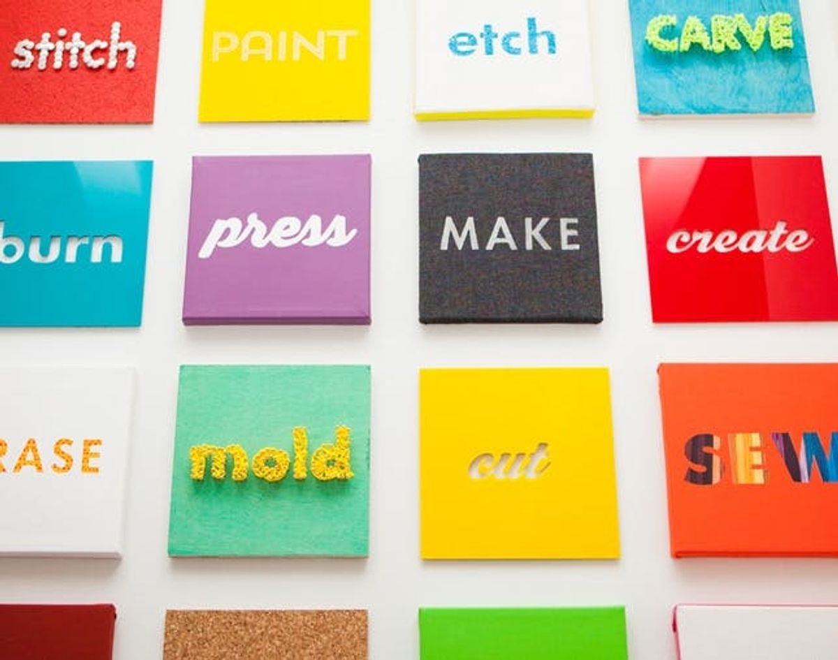 5 Clever Ways to Turn Words into Wall Art