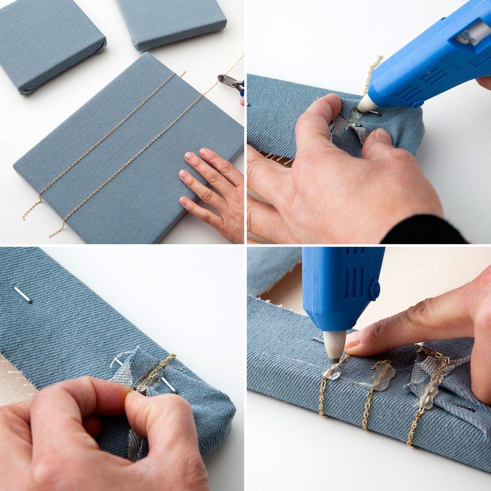 A Ridiculously Easy Way to Make Custom Canvas Wall Art - Brit + Co