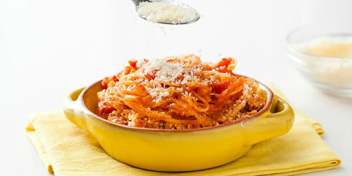 Keep Those Resolutions In Check with Our Spaghetti Squash “Pasta”