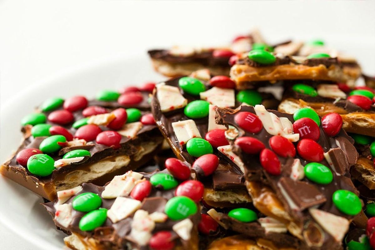 Get Into the Christmas “Spirit” with Our Boozy Peppermint Toffee Recipe