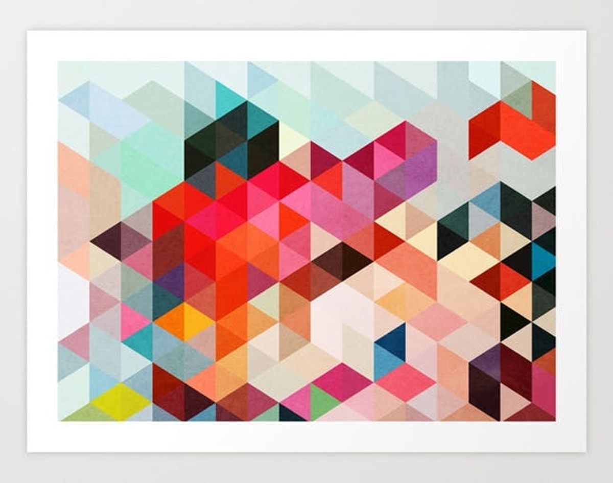 12 Colorful Patterned Art Prints