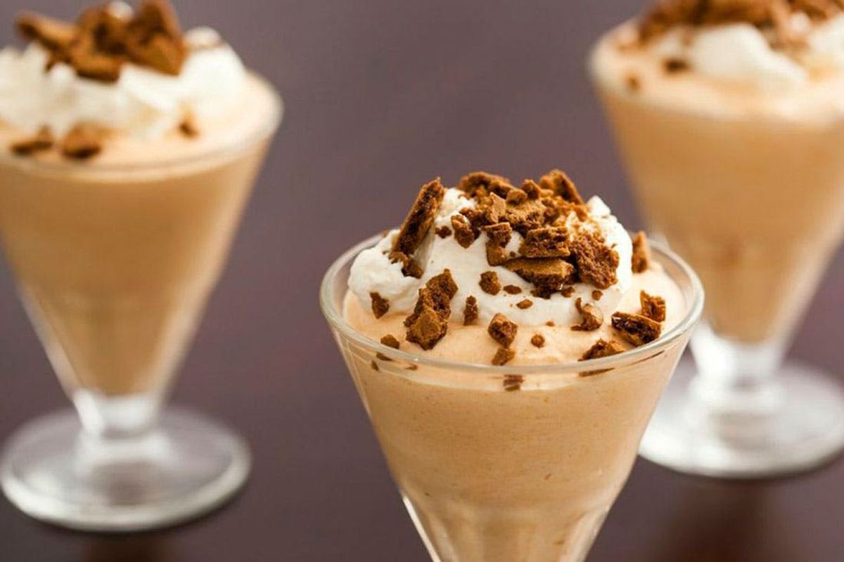 Make This White Chocolate Pumpkin Mousse with Spiked Whipped Cream Recipe