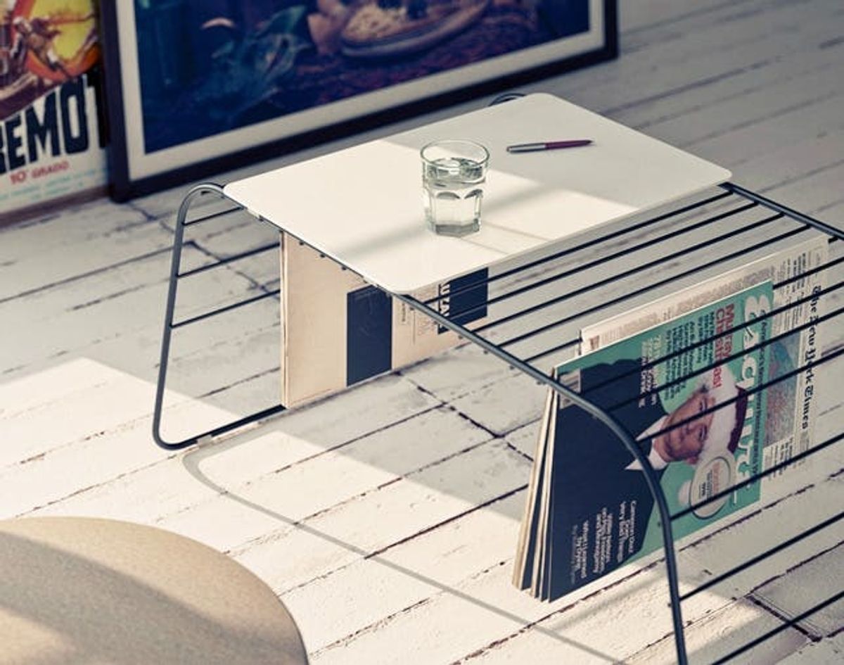 Made Us Look: A Beautiful Coffee Table and Magazine Rack in One
