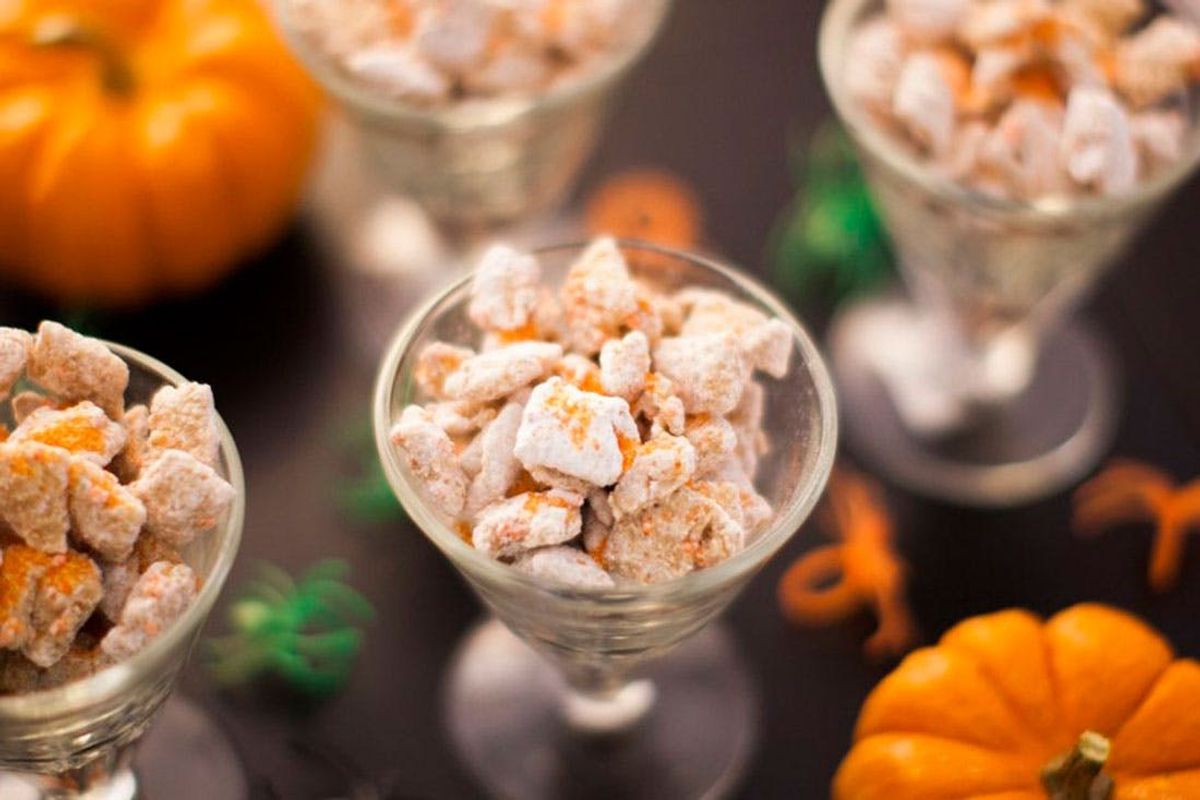 Grab a Handful of Our Pumpkin Seed Puppy Chow