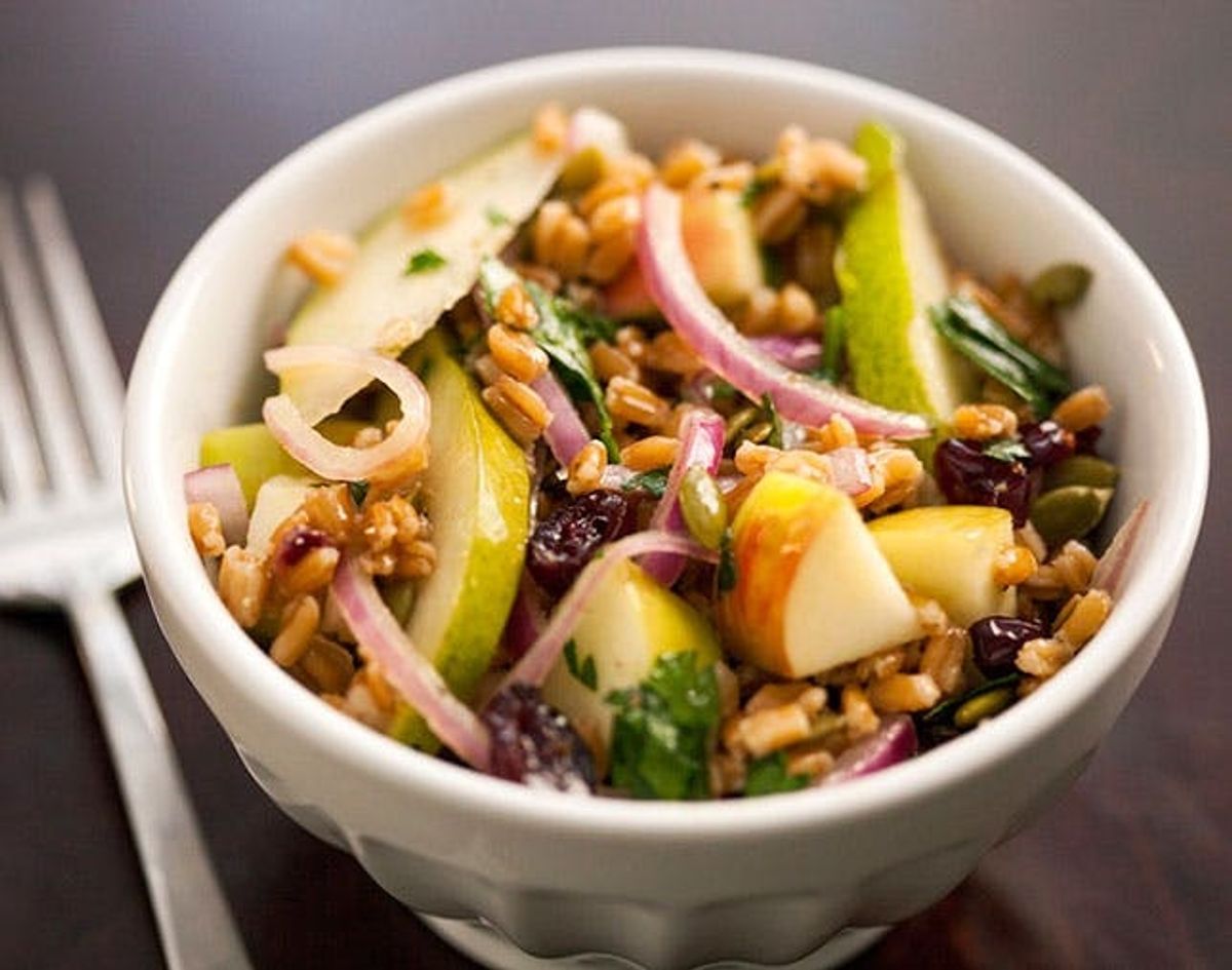 Mmm Mmm Good For You: Healthy Fall Farro Salad