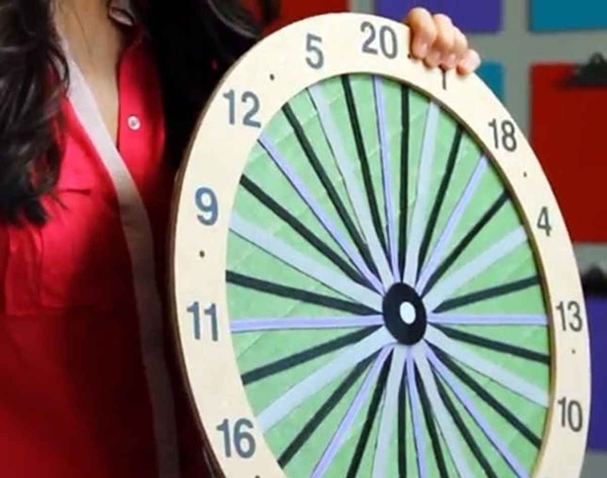 The Easiest Way to Make Your Own Dartboard