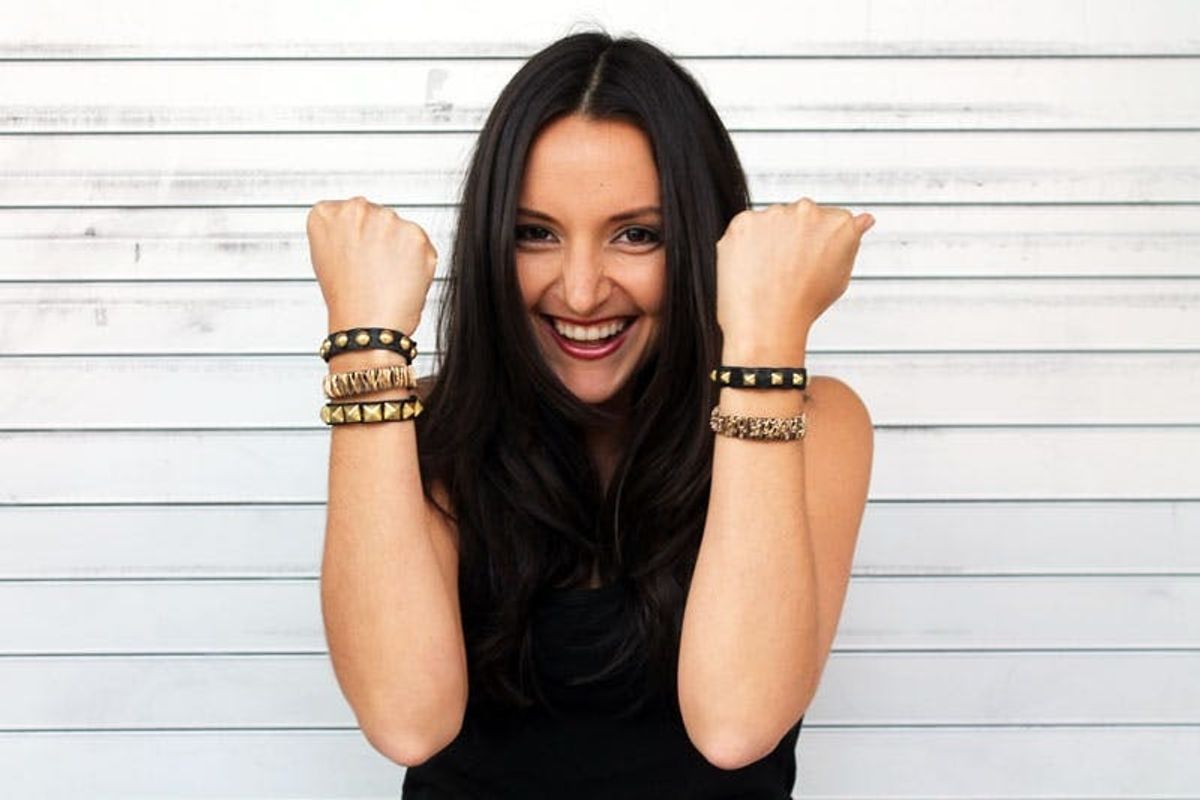Style Hack: Chic Studded Stacking Bracelets