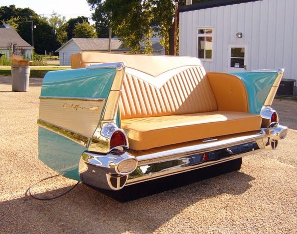 17 Quirky Couches Made from Repurposed Materials