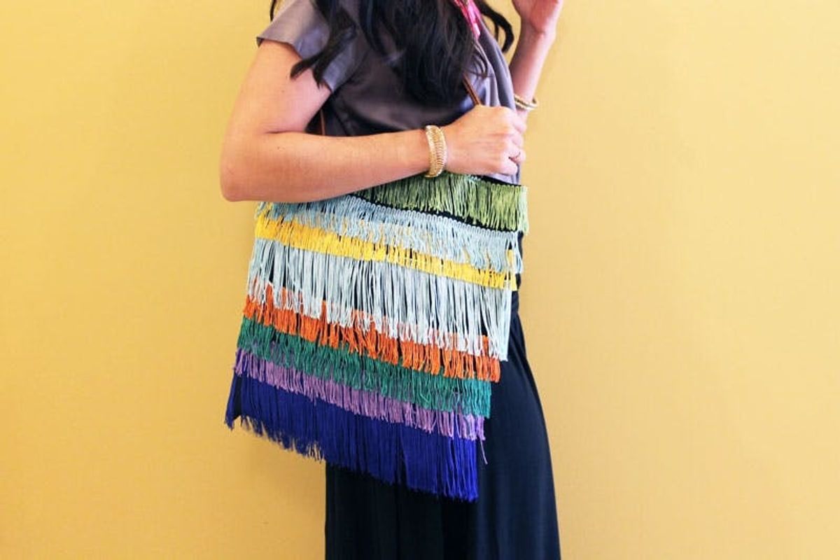 How to Make Your Own Fun Fringe Tote