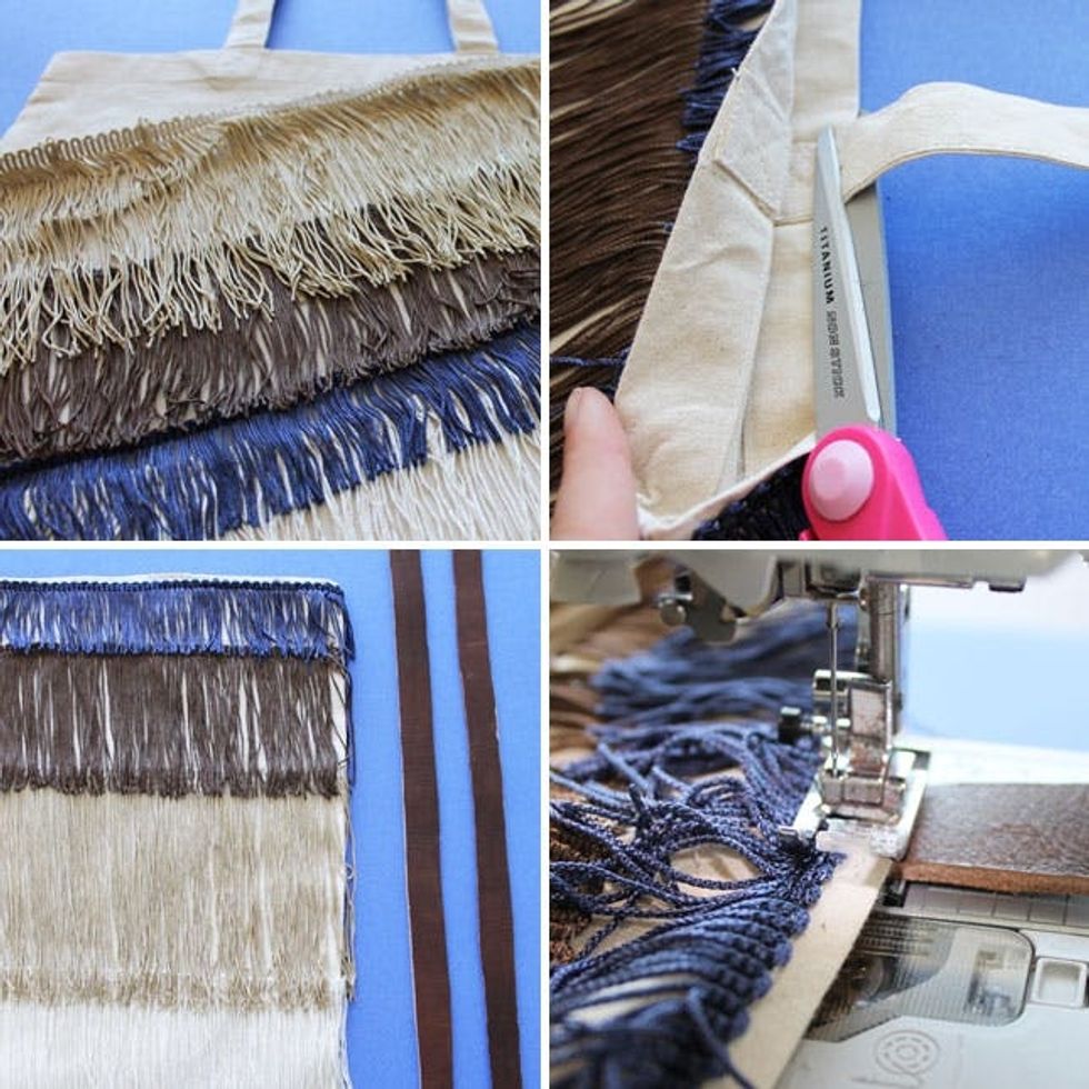 How to Make Your Own Fun Fringe Tote Brit + Co