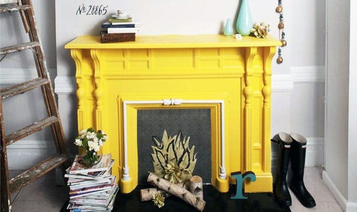 15 Clever Ways to Decorate Your Non-Working Fireplace