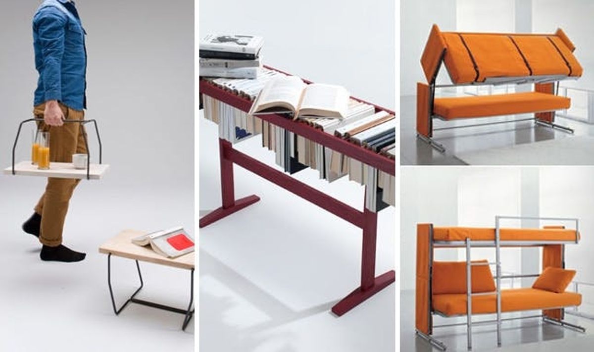 Small Space Solutions: 7 Cool Pieces of Convertible Furniture
