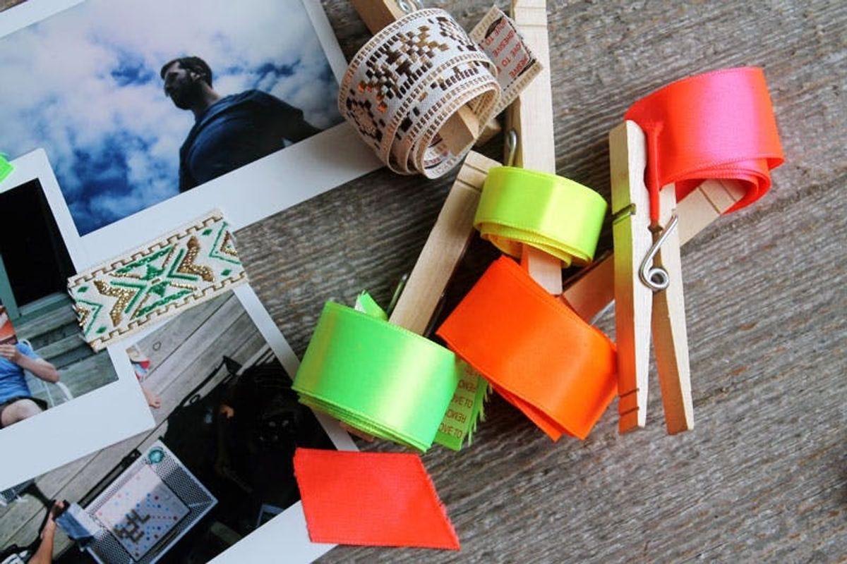 How to Make Your Own Neon Ribbon Tape