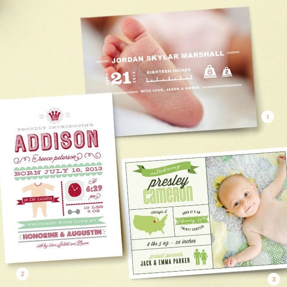 Vote on Your Favorite Baby Announcement, Win 250 on Minted! Brit + Co