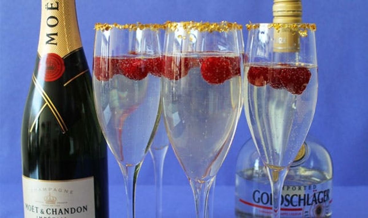 The 24 Carat Champagne Cocktail