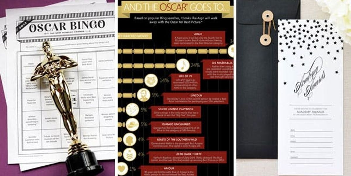 Oscars Program Examples How to Throw an Award-Winning Oscar Party - Brit + Co