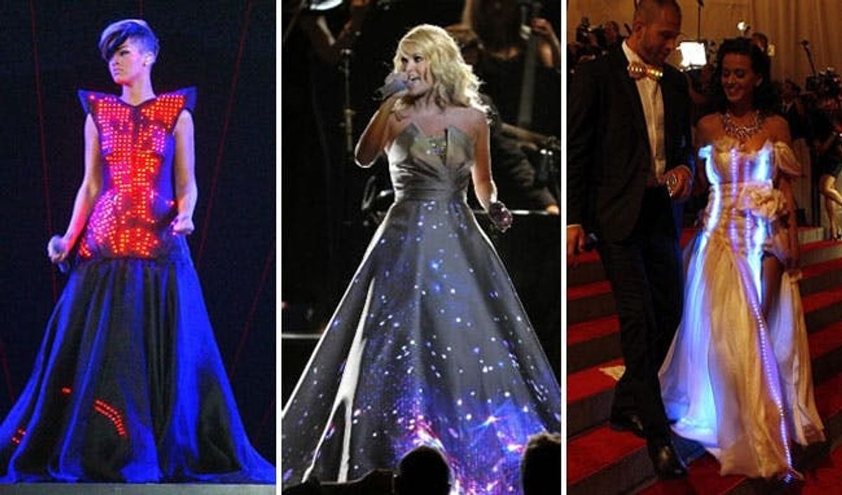 We’re Obsessed: 10 Glowing Geek Chic Gowns