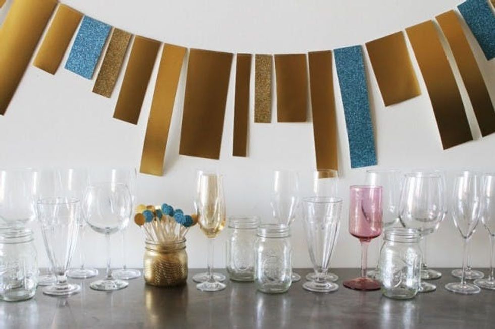 How to Make a Paper Garland in Under 10 Minutes Brit + Co