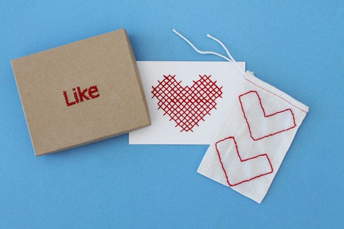 3 Simple Ways to Cross-Stitch Your Valentine’s Goodies