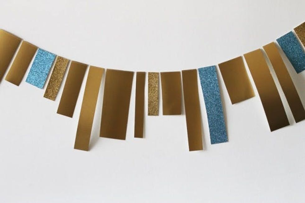 How to Make a Paper Garland in Under 10 Minutes Brit + Co