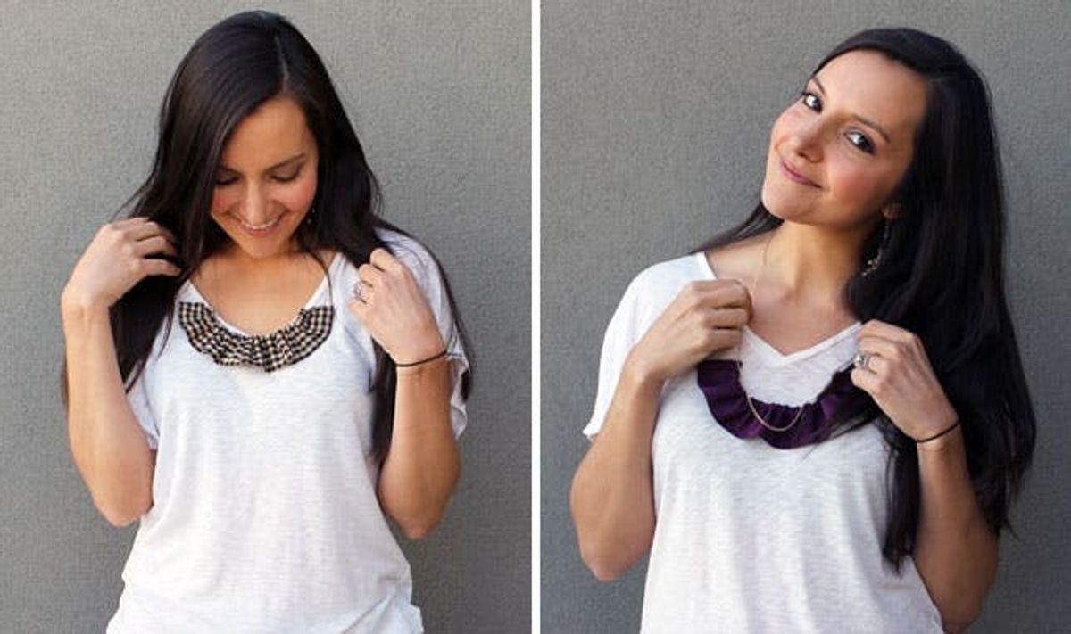 Ruffle It Up with 3 Easy Ruffle Collar Necklaces