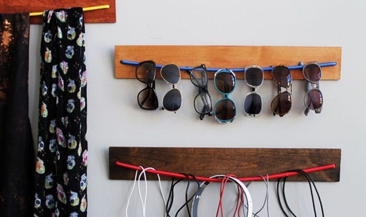 Maximize Storage Space with a DIY Wooden Bungee Organizer