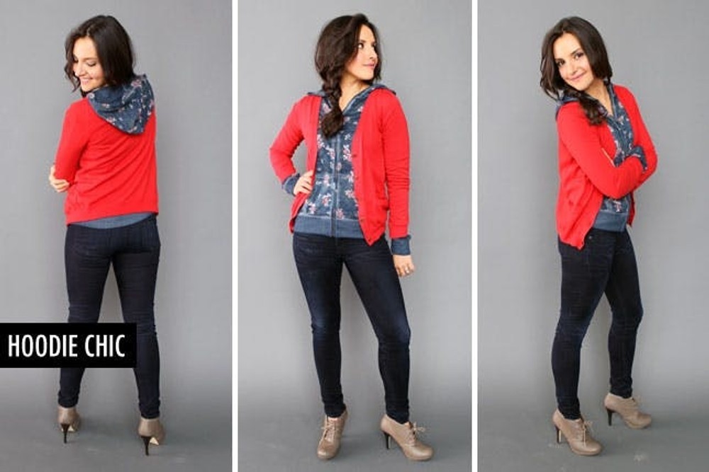 10 Ways to Style a Cardigan - Brit + Co - red cardigan outfit