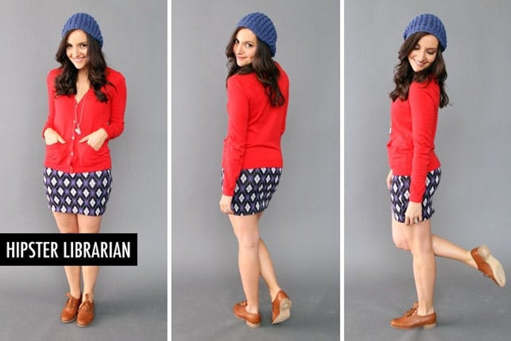 10 Ways to Style a Cardigan - Brit + Co - red cardigan outfit