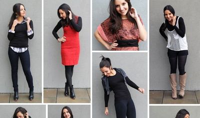 10 Ways to Style a Black Long Sleeve Shirt - Brit + Co 10 Ways to Style a Black Long Sleeve Shirt - Brit + Co