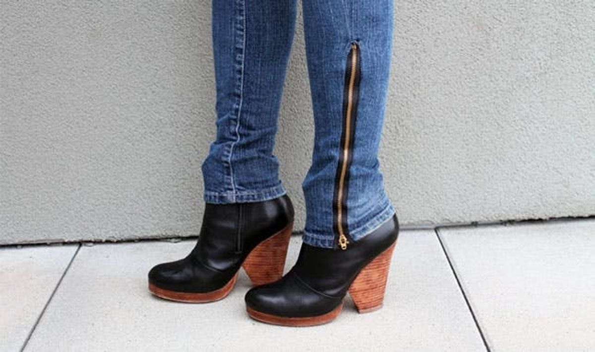 How to Turn Bootcut Jeans into Skinny Jeans