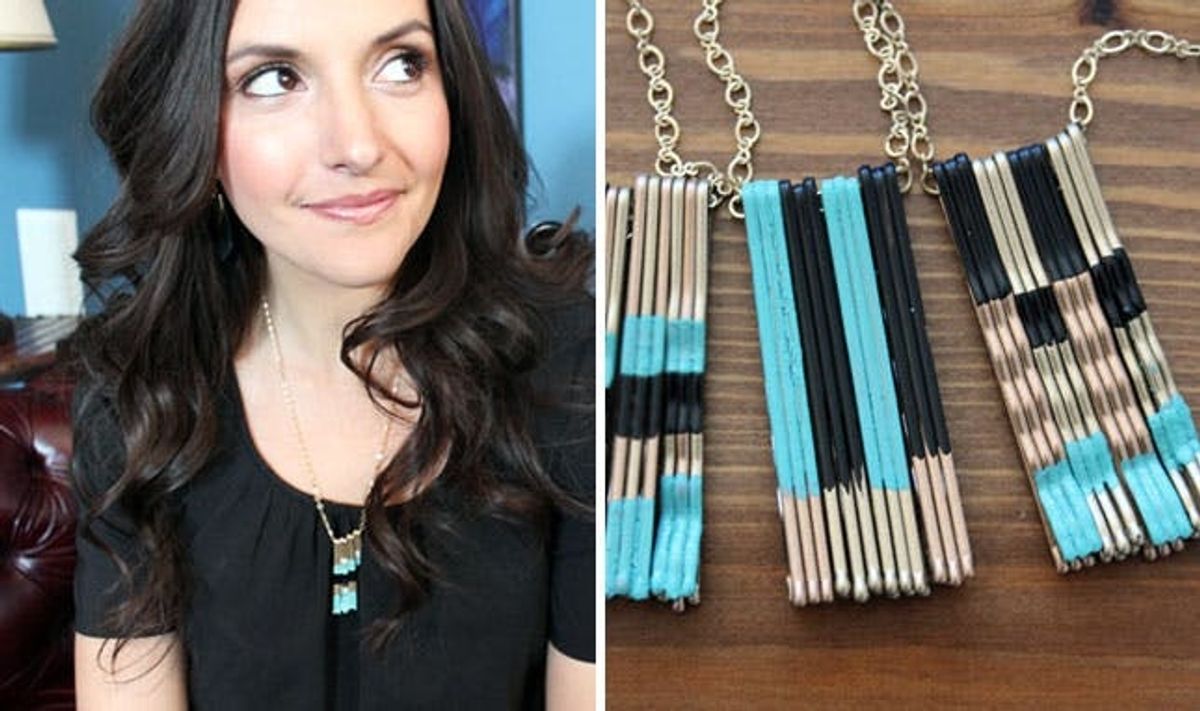 How to Turn Bobby Pins into “Polished” Pendants