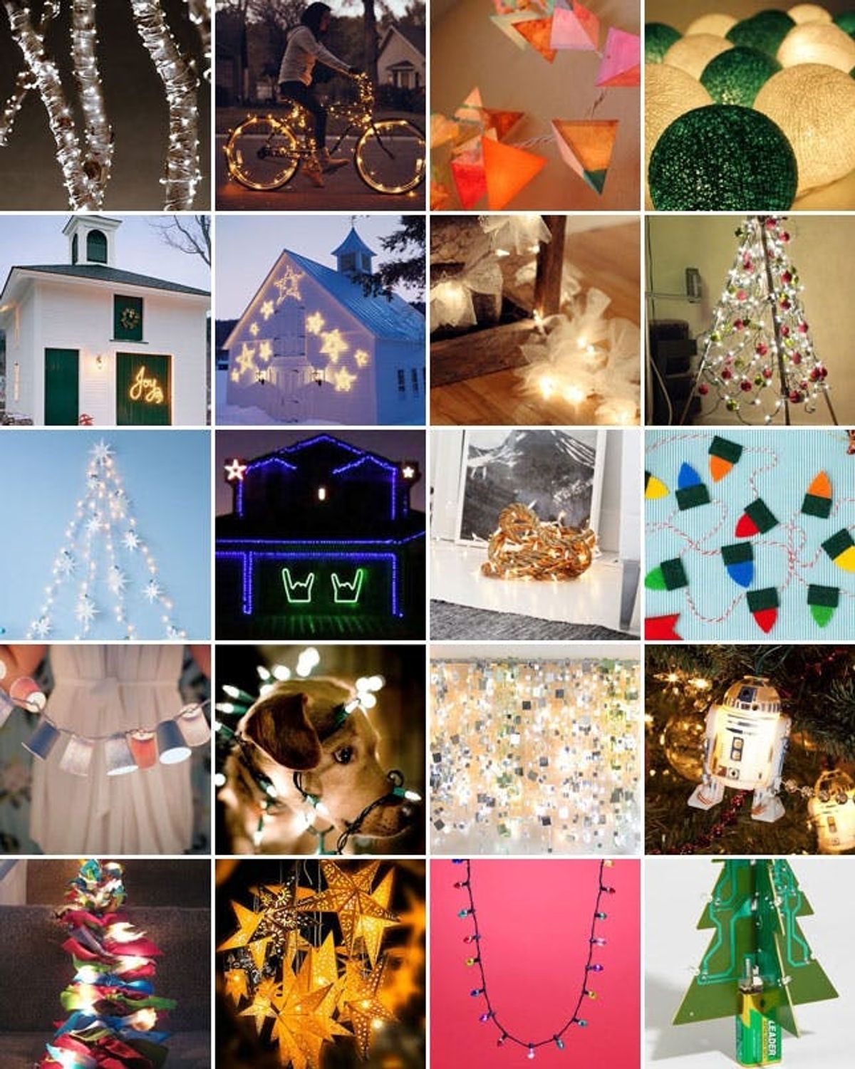 Let There Be Light! 19 Festive Holiday Light Ideas