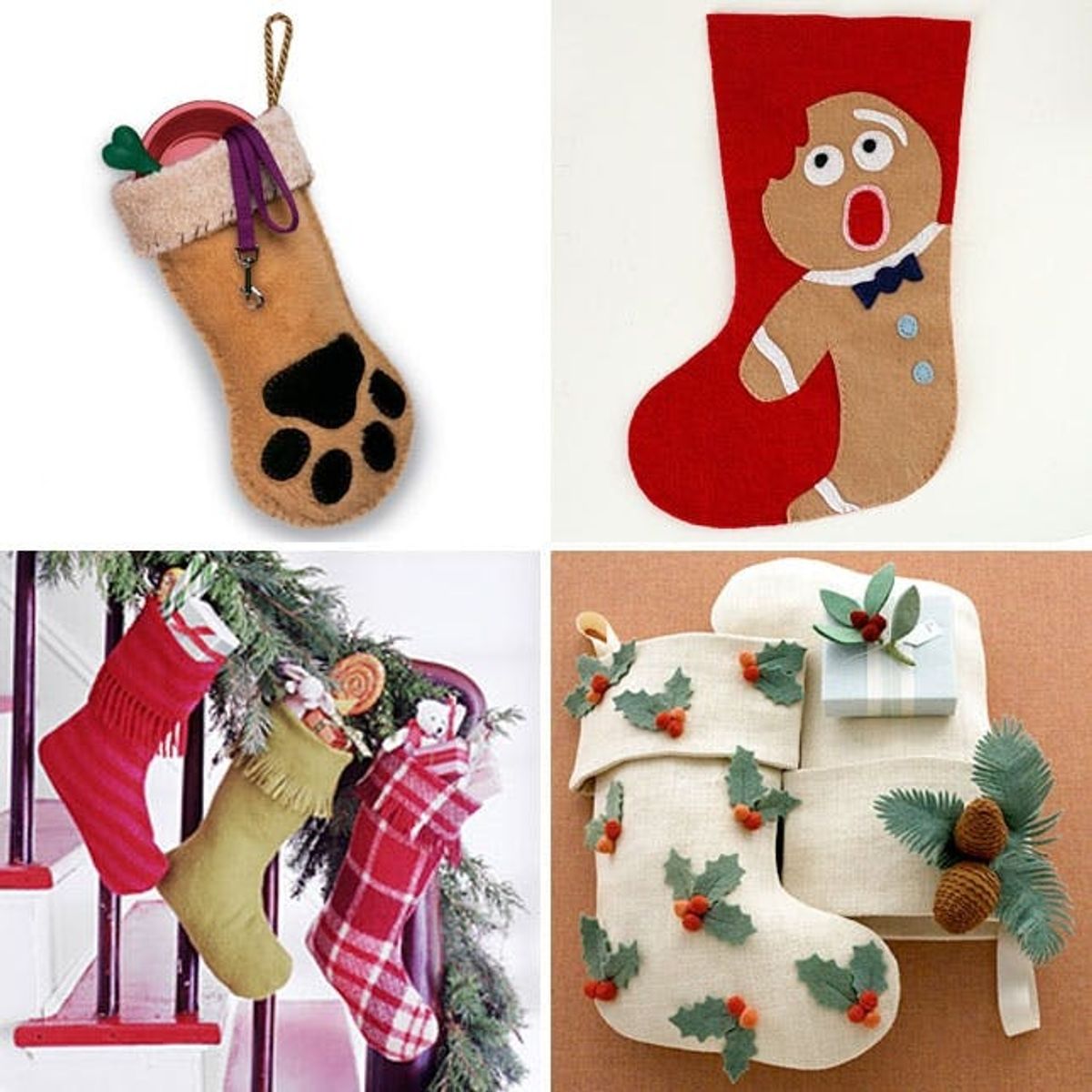 20 Ways to Make Your Own Holiday Stockings