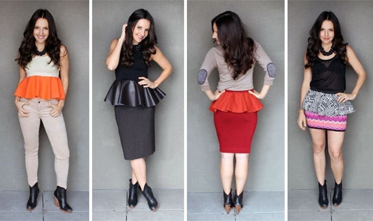 Turn Your Clothes into Chic Peplum Pieces