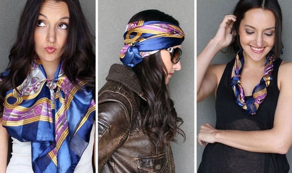 15 Ways to Style a Scarf